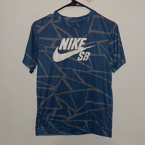 Nike SB Men's Geometric Blue Tee